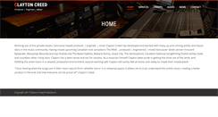 Desktop Screenshot of claytoncreedproductions.com